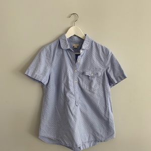 J. Crew half button up